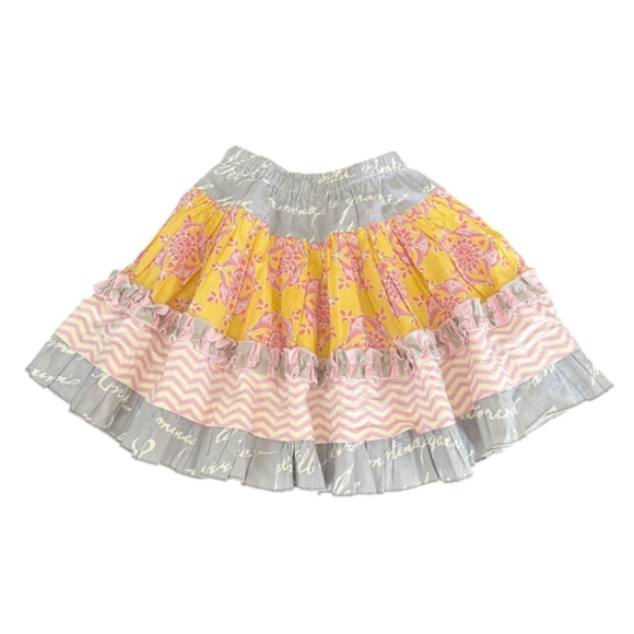 Mustard Pie Ruffled Skirt 7 - Picture 1 of 6
